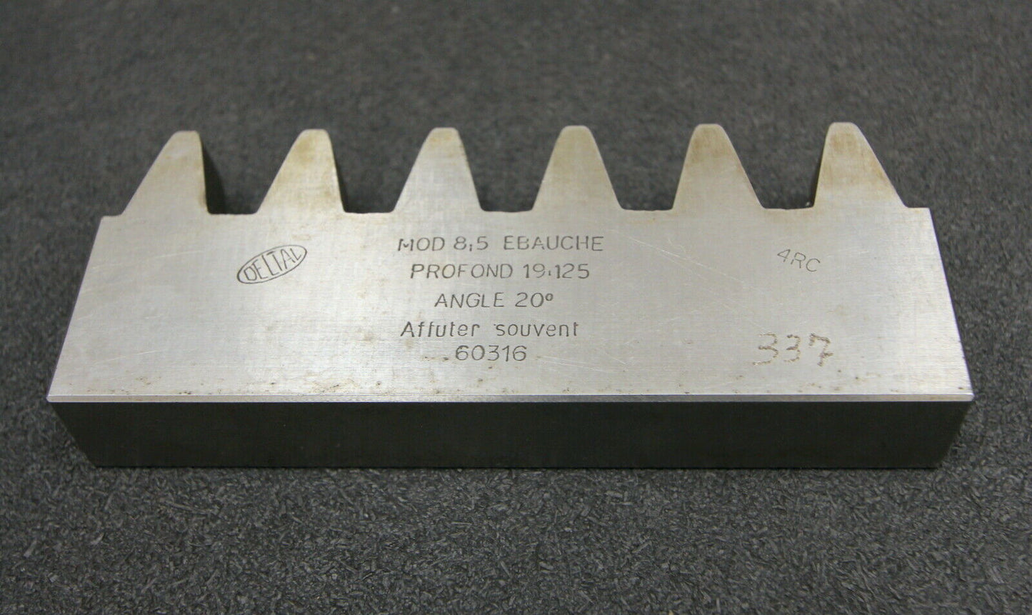 DELTAL Hobelkamm rack cutter m= 8,5 Angle 20°