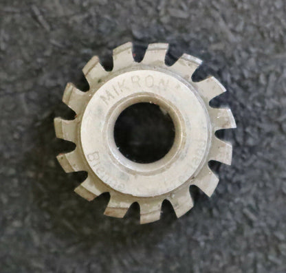MIKRON Vollstahl-Wälzfräser No. 58183 m= 0,48 ho= 1,40 D8,37 Z15 - Ø24x10xØ8mm