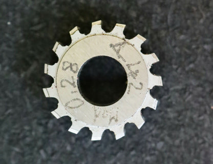 Zykloid-Wälzfräser für Zykloidenprofil 1886-64 m= 0,28 - Ø24x10xØ8mm