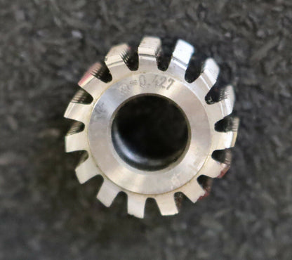 GLOOR Zykloid-Wälzfräser No. 635  508-10 für Zykloidenprofil m=0,427 Ø18x8xØ8mm