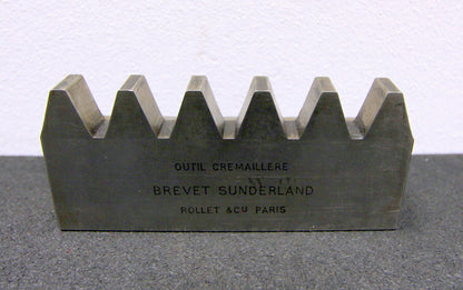 ROLLET PARIS Hobelkamm rack cutter MAAG-Wälzhobelmaschinen m= 7 Angle 20° 130x25mm