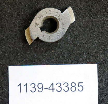 TECHNICA Schlagzahn-Wälzfräser m= 1,0mm Fräser Nr. 8 Abmessungen 30x8x8 mm LKN