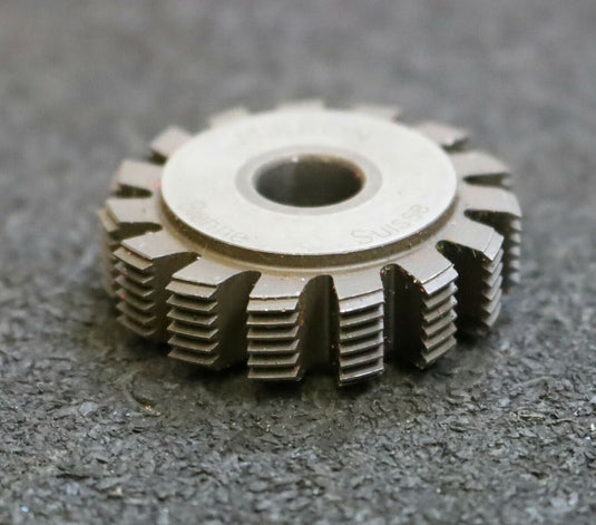 MIKRON Vollstahl-Wälzfräser No. 59982 m= 0,36 ho= 0,80 Abmessungen Ø32x10xØ8mm
