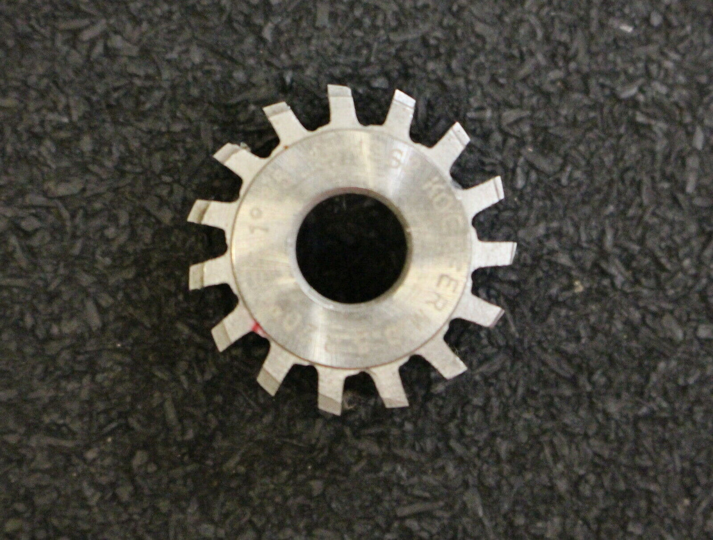 KÖPFER Vollstahl-Wälzfräser m= 0,5mm 20° EGW 1gg. rechts 15 Spannuten 24x12x8mm