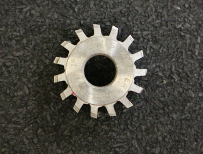 KÖPFER Vollstahl-Wälzfräser m= 0,5mm 20° EGW 1gg. rechts 15 Spannuten 24x12x8mm