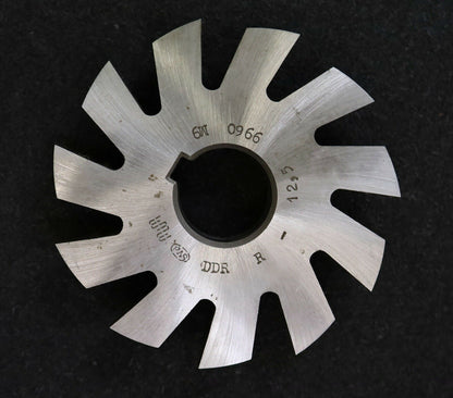 PWS Viertelrund-Formfräser konkav Radiusfräser Radius 12,5mm - Ø100x22xØ27mm