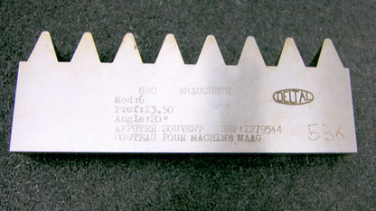 DELTAL Hobelkamm rack cutter m= 6 155x20mm 8Z Angle 20°