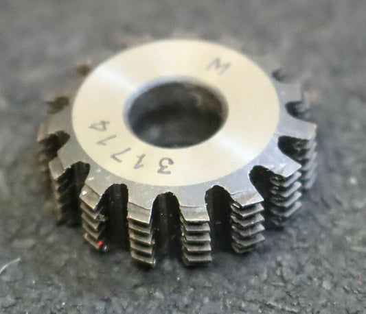 MIKRON Wälzfräser No. 31714 - Ø24x8xØ8mm 1gg. Rechts 15 Spanuten