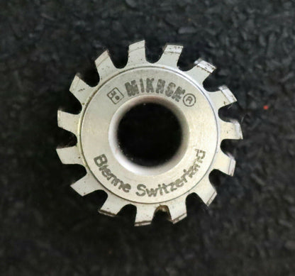 MIKRON Vollstahl-Wälzfräser No. 40513 m= 0,314 ho= 0,95 D19,75 Z60 Ø24x10xØ8mm
