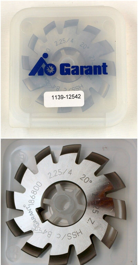 Zahnformfräser m= 2,25 EGW 20° No. 4  für 21 - 25 Zähne - Ø63x7,5xØ22