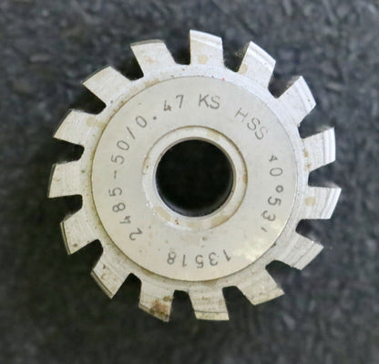 SCHNYDER Zykloid-Wälzfräser No. 13518 für Zykloidenprofil 2485-50/0.47