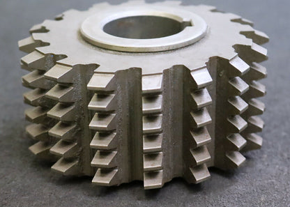 PWS Zahnstangenfräser 6-rillig m=3,0mm BPII 20°EGW Ø125 x 65 x Ø40mm