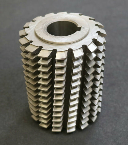 PWS Vollstahl-Wälzfräser m= 3,5mm Zahnhöhe hapo= 4,2mm - Ø115 x 150 x Ø40mm LKN