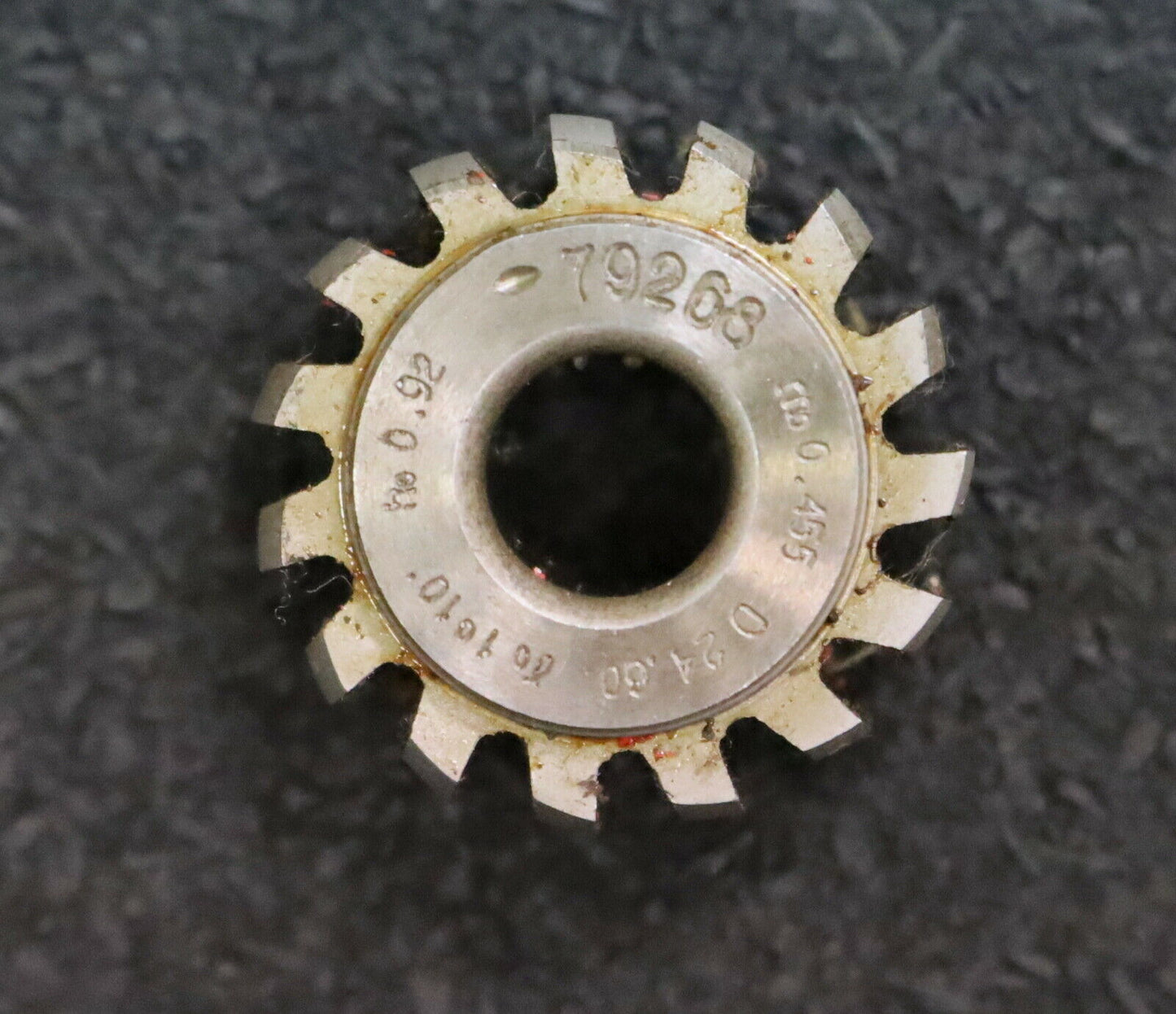 MIKRON Vollstahl-Wälzfräser No. 79268 m= 0,455 ho= 0,92 D24,6 - Ø24x10xØ8mm