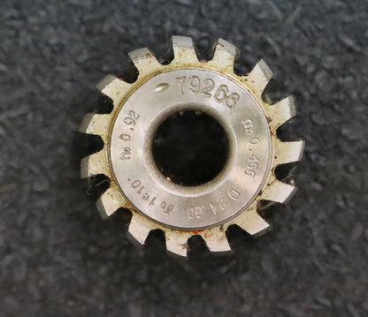 MIKRON Vollstahl-Wälzfräser No. 79268 m= 0,455 ho= 0,92 D24,6 - Ø24x10xØ8mm