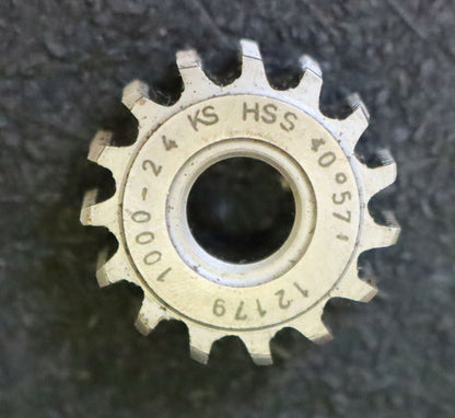 SCHNYDER Zykloid-Wälzfräser No. 12179 für Zykloidenprofil 1000-24 - Ø24x10xØ8mm