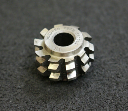 KÖPFER Zahnriemenrad-Wälzfräser T5 24x16x8mm 10 Spannuten für Z = 51-114