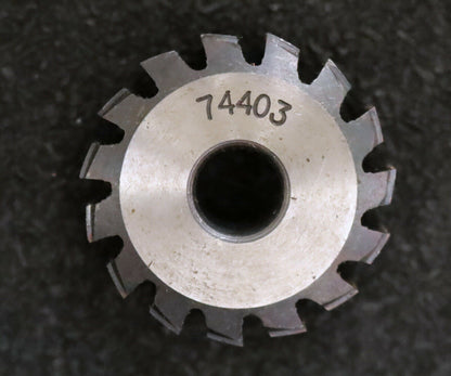 MIKRON Wälzfräser No. 74403 - Ø30x10xØ8mm 1gg. Rechts 15 Spanuten