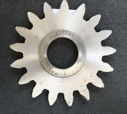 Scheibenschneidrad m= 8,0mm Z= 17 DIN 3972 BPII Da=155mm EGW 20° Qualität A PM-HSS