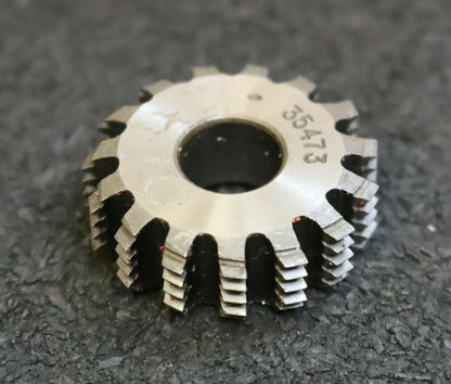 MIKRON Wälzfräser No. 35473 - Ø24x8xØ8mm 1gg. Rechts 15 Spanuten