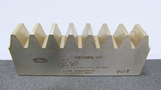 DELTAL Hobelkamm rack cutter m= 7 Angle 20° 180x25mm