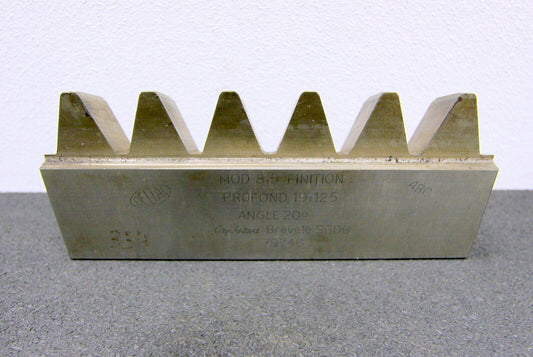 DELTAL Hobelkamm rack cutter m= 8,5 20° 165x25mm