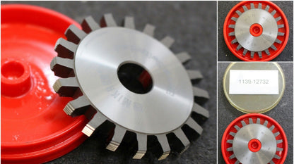 Schnecken-Formfräser MIKRON m= 0,75 - 53x6,4x12mm 4-rillig - 20 Stollen