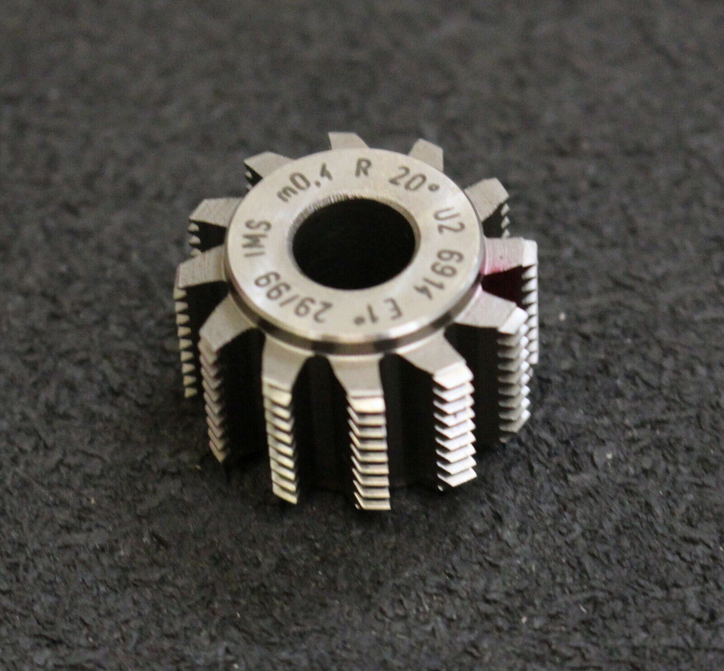 IMS Vollstahl-Wälzfräser m= 0,4mm 20° EGW U2 1gg. rechts 12 Spannuten 24x16x8mm