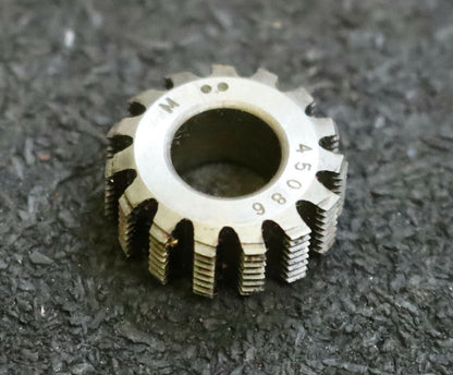 MIKRON Wälzfräser No. 45086 - Ø18x7xØ8mm 1gg. Rechts 15 Spanuten