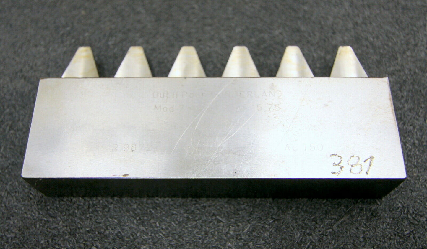 BRENIER Hobelkamm rack cutter m= 7 Angle 20° 130x25mm