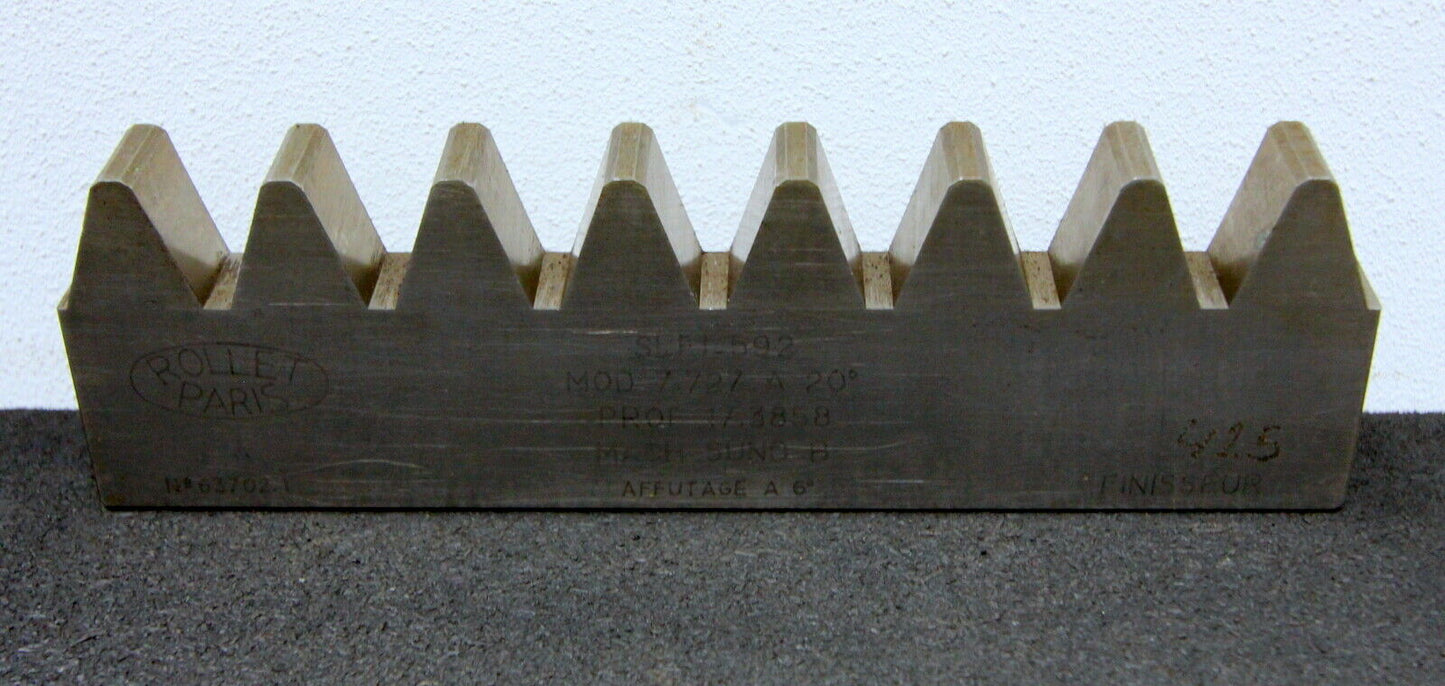 ROLLET PARIS Hobelkamm rack cutter m= 7,727 Angle 20°
