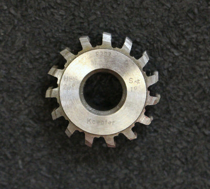 KÖPFER Vollstahl-Wälzfräser m= 0,4mm 20° EGW 1gg. rechts 15 Spannuten