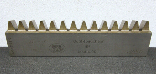 MAAG Hobelkamm rack cutter m= 4,00 Angle 15°