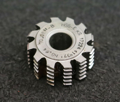 SCHNYDER Zahnriemenrad-Wälzfräser No. 17224 T 0,08" - B Abmessungen Ø24x12xØ8mm