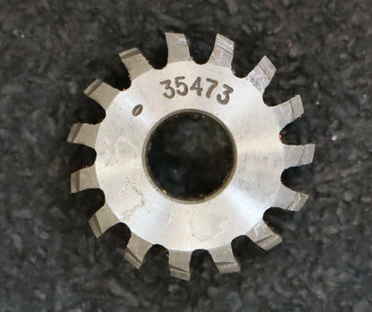 MIKRON Wälzfräser No. 35473 - Ø24x8xØ8mm 1gg. Rechts 15 Spanuten