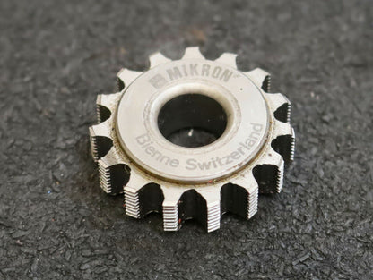 MIKRON Vollstahl-Wälzfräser No. 63985 m= 0,24 ho= 0,54 D4,8 Z18 - Ø30x10xØ8mm