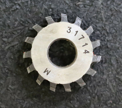 MIKRON Zykloid-Wälzfräser No. 31714 - Ø23x8xØ8mm 1gg. Rechts 15 Spanuten