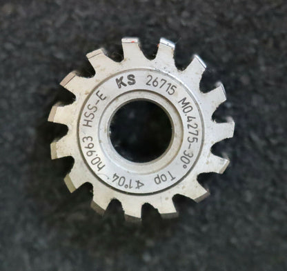 SCHNYDER Kerbzahnwellen-Wälzfräser No. 26715 m= 0,4275 TOPPING h0=0,963