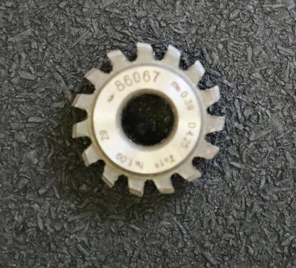 MIKRON Vollstahl-Wälzfräser No. 86067 m= 0,39 ho= 1,09 D4.25 Z9 - Ø24x10xØ8mm