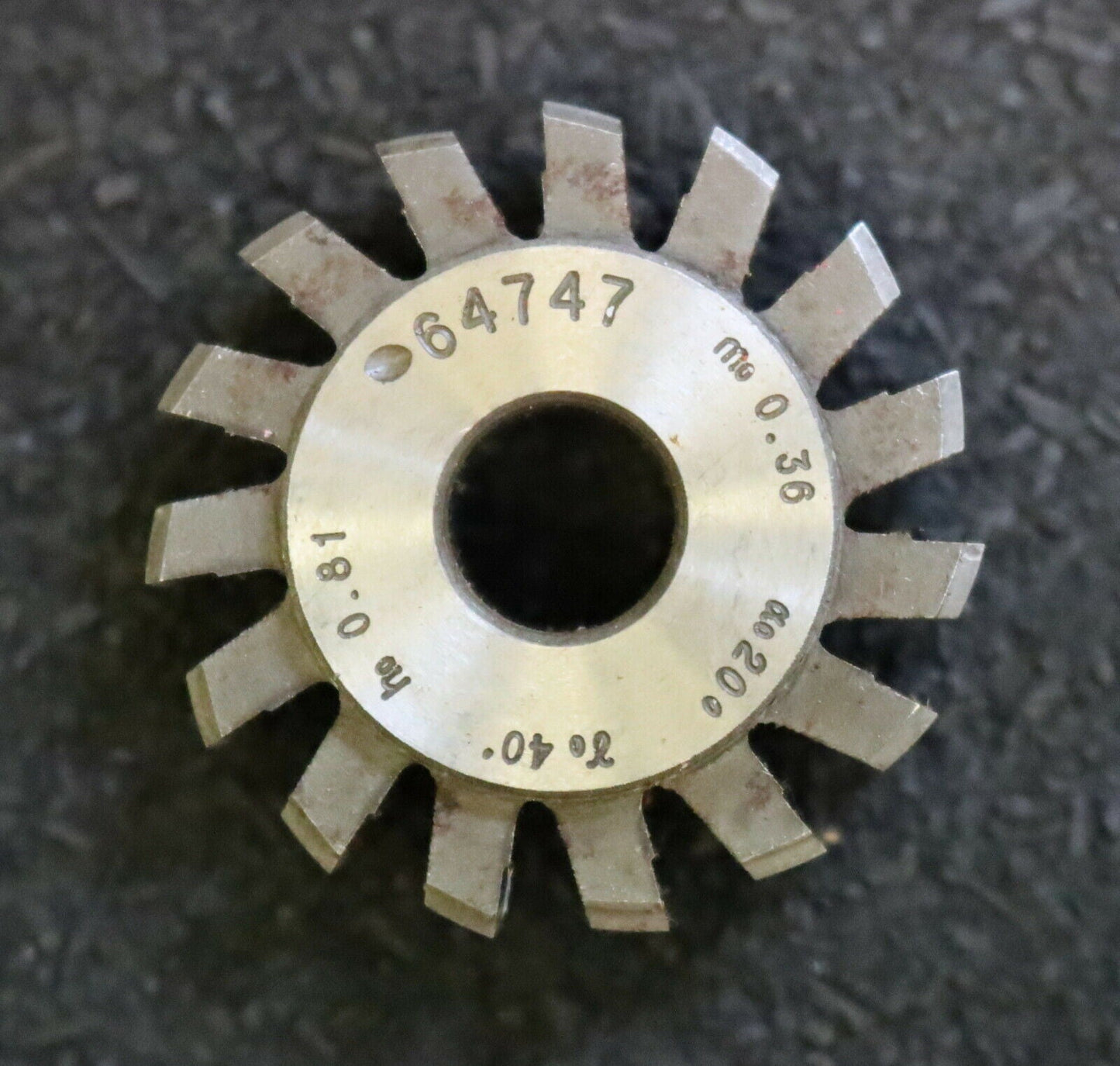 MIKRON Vollstahl-Wälzfräser No. 64747 m= 0,36 ho= 0,81 20° EGW - Ø32x10xØ8mm