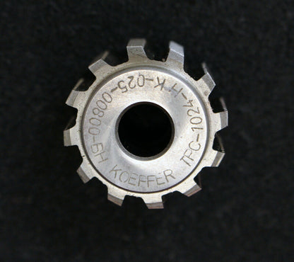 KÖPFER Zahnriemenrad-Wälzfräser TPC-1024-H K-025-00800-BH Z=24-oo 12 Spannuten