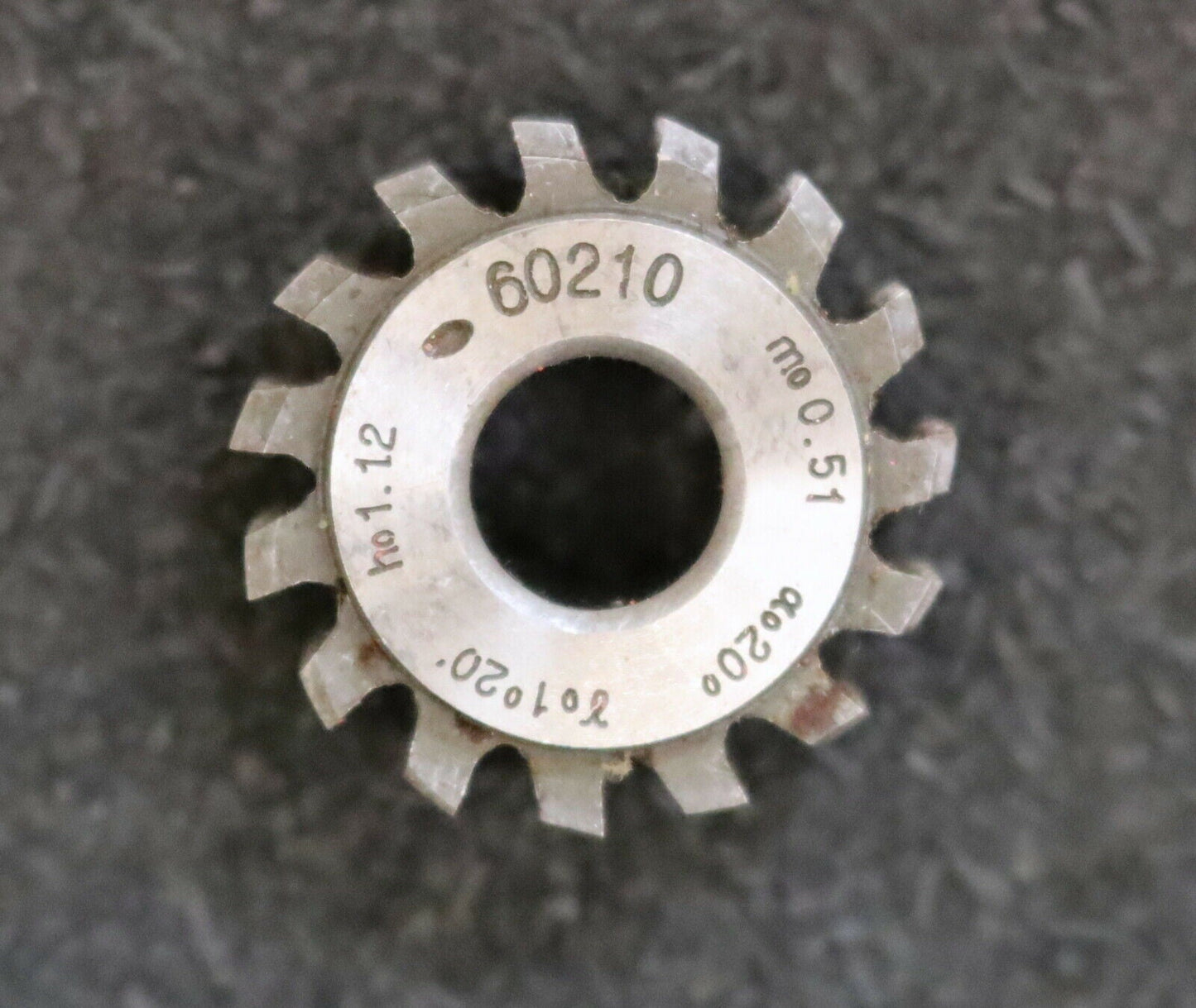 MIKRON Vollstahl-Wälzfräser No. 60210 m= 0,51 20°EGW ho= 1,12 - Ø24x10xØ8mm