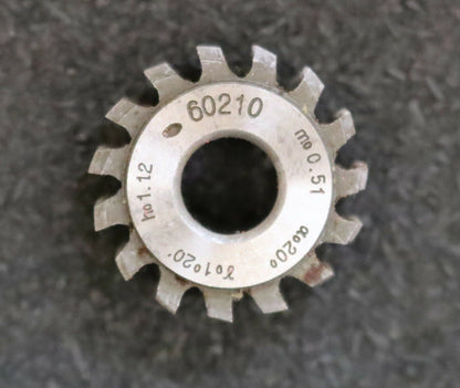 MIKRON Vollstahl-Wälzfräser No. 60210 m= 0,51 20°EGW ho= 1,12 - Ø24x10xØ8mm
