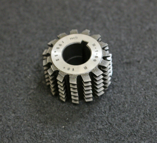 IMS Vollstahl-Wälzfräser m= 1,0mm 15° EGW ! 1gg. rechts 15 Spannuten 32x20x13mm