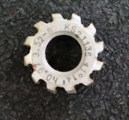 SCHNYDER Vollstahl-Wälzfräser No. 21136 m= ? ho= 0,97 Abmessungen Ø18x10xØ8mm