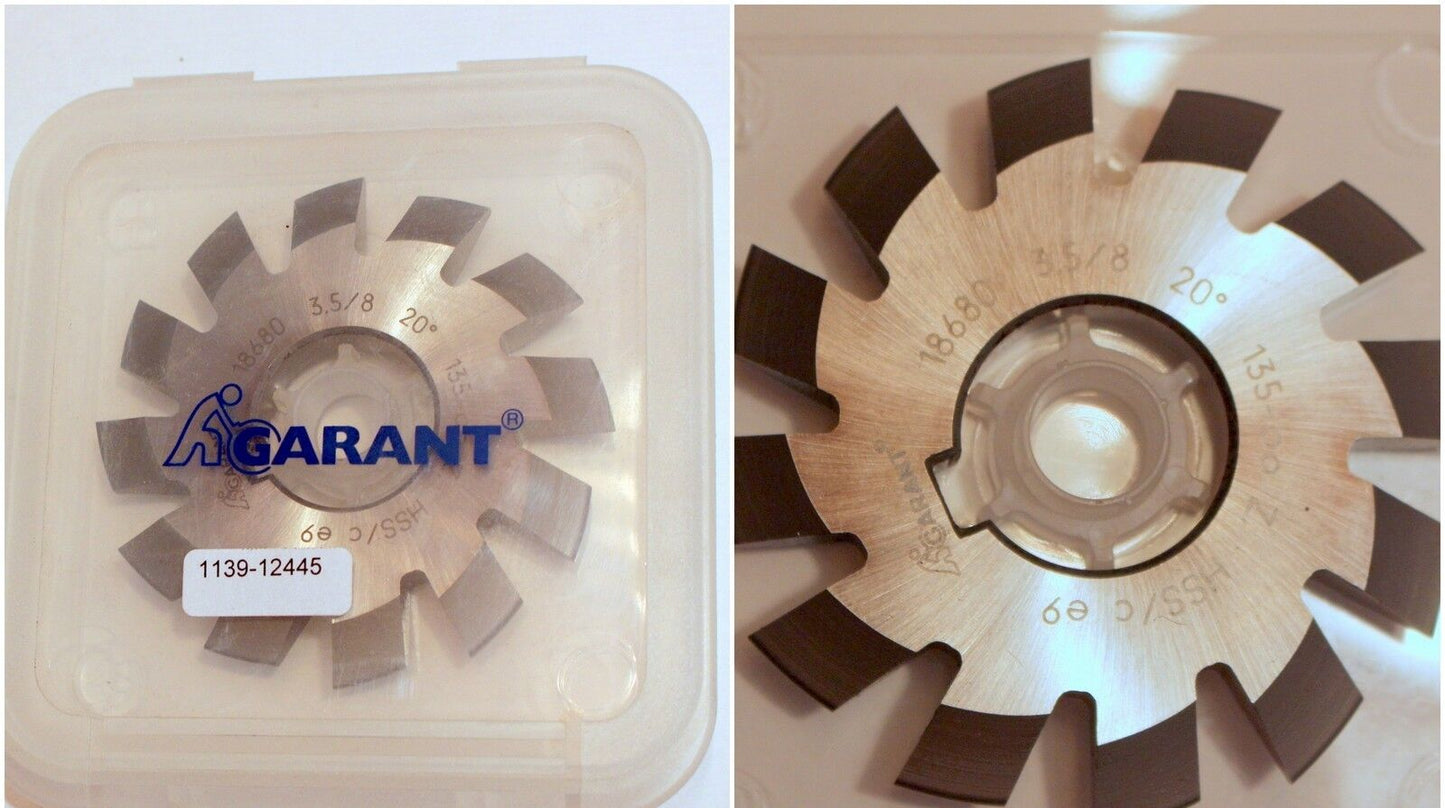 Zahnformfräser m= 3,5 EGW 20° BP I n. DIN 3972 Fräser-Nr. 8 für 135 - Zähne
