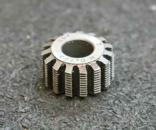 MIKRON Vollstahl-Wälzfräser m= 0,223 - Ø18x10xØ8mm 1gg. Rechts 15 Spanuten