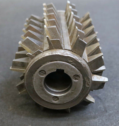 PWS Zahnrad-Wälzfräser m = 8,0mm 20° EGW Abmessungen Ø120 x 156 x Ø32mm mit LKN