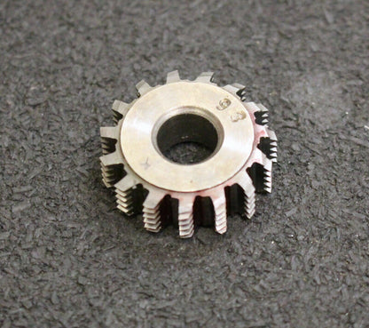 KÖPFER Vollstahl-Wälzfräser m= 0,4mm 20° EGW 1gg. rechts 15 Spannuten