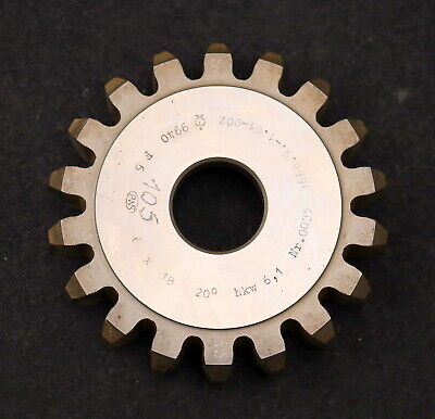 PWS Scheibenschneidrad m= 6mm EGW 20° Z= 18 hkw 6,1 Ø125x25xØ1 1/4"